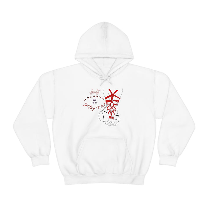 Anxiety is My Mistress Unisex Heavy Blend™ Hooded Sweatshirt