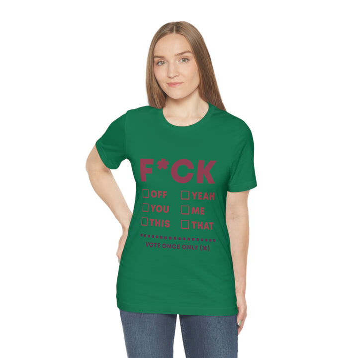Take your Fucking Pick Unisex Jersey Short Sleeve Tee