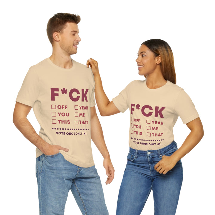 Take your Fucking Pick Unisex Jersey Short Sleeve Tee