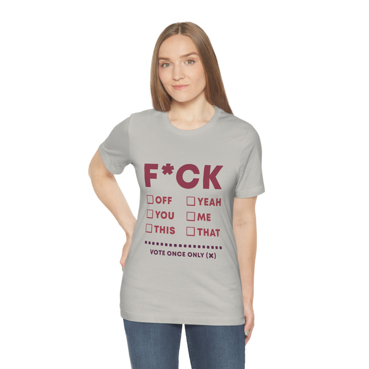 Take your Fucking Pick Unisex Jersey Short Sleeve Tee