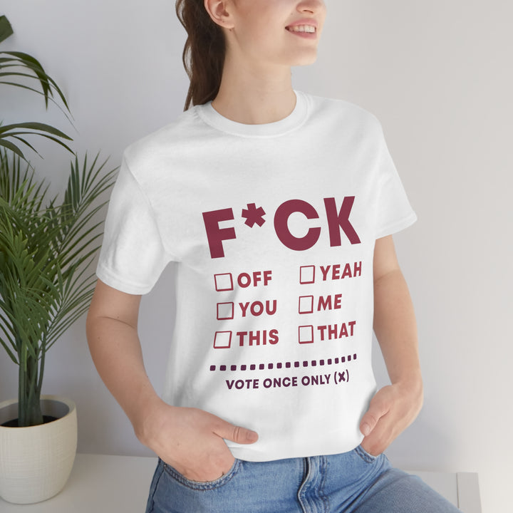 Take your Fucking Pick Unisex Jersey Short Sleeve Tee