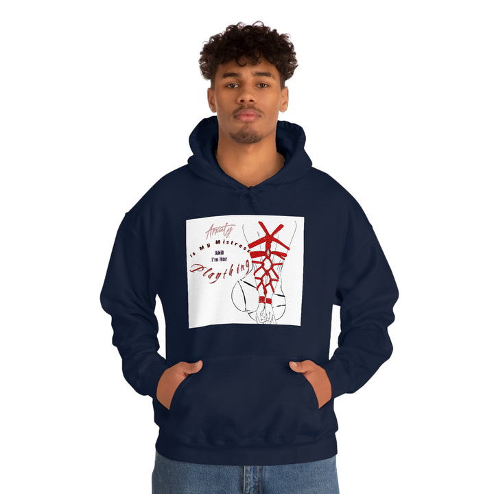 Anxiety is My Mistress Unisex Heavy Blend™ Hooded Sweatshirt
