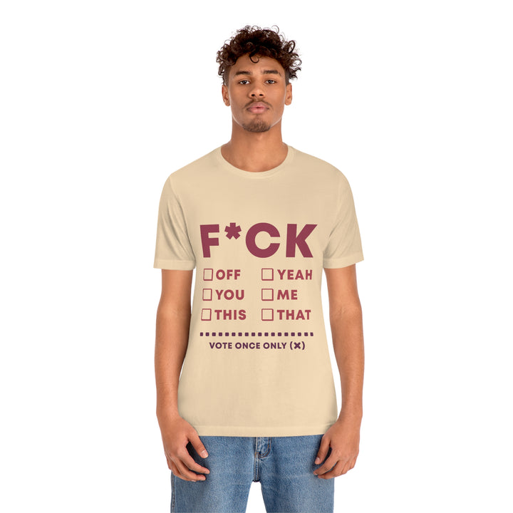 Take your Fucking Pick Unisex Jersey Short Sleeve Tee
