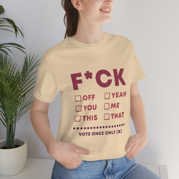 Take your Fucking Pick Unisex Jersey Short Sleeve Tee