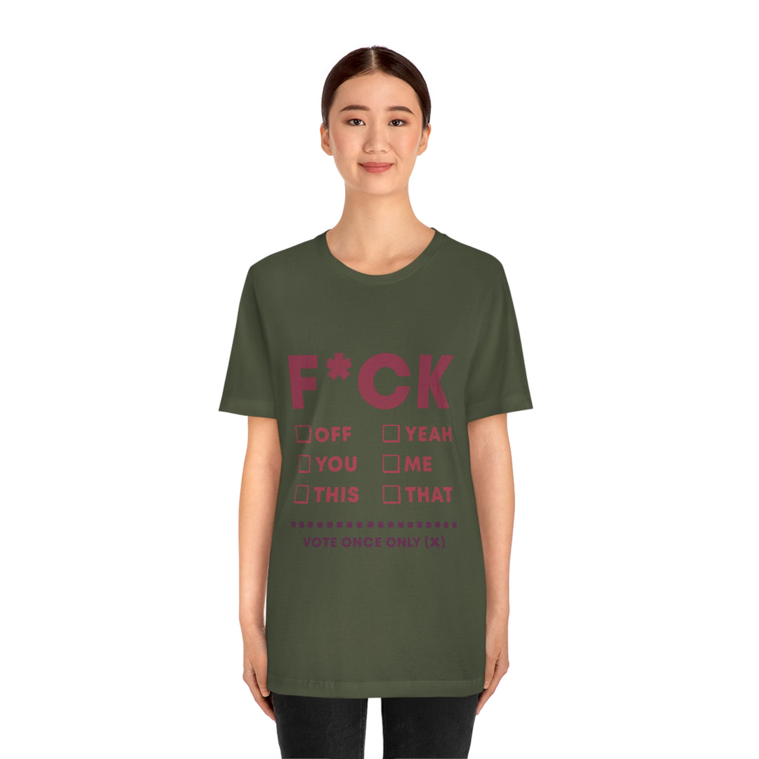 Take your Fucking Pick Unisex Jersey Short Sleeve Tee