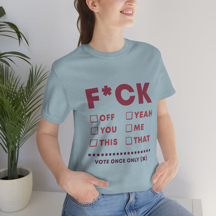 Take your Fucking Pick Unisex Jersey Short Sleeve Tee