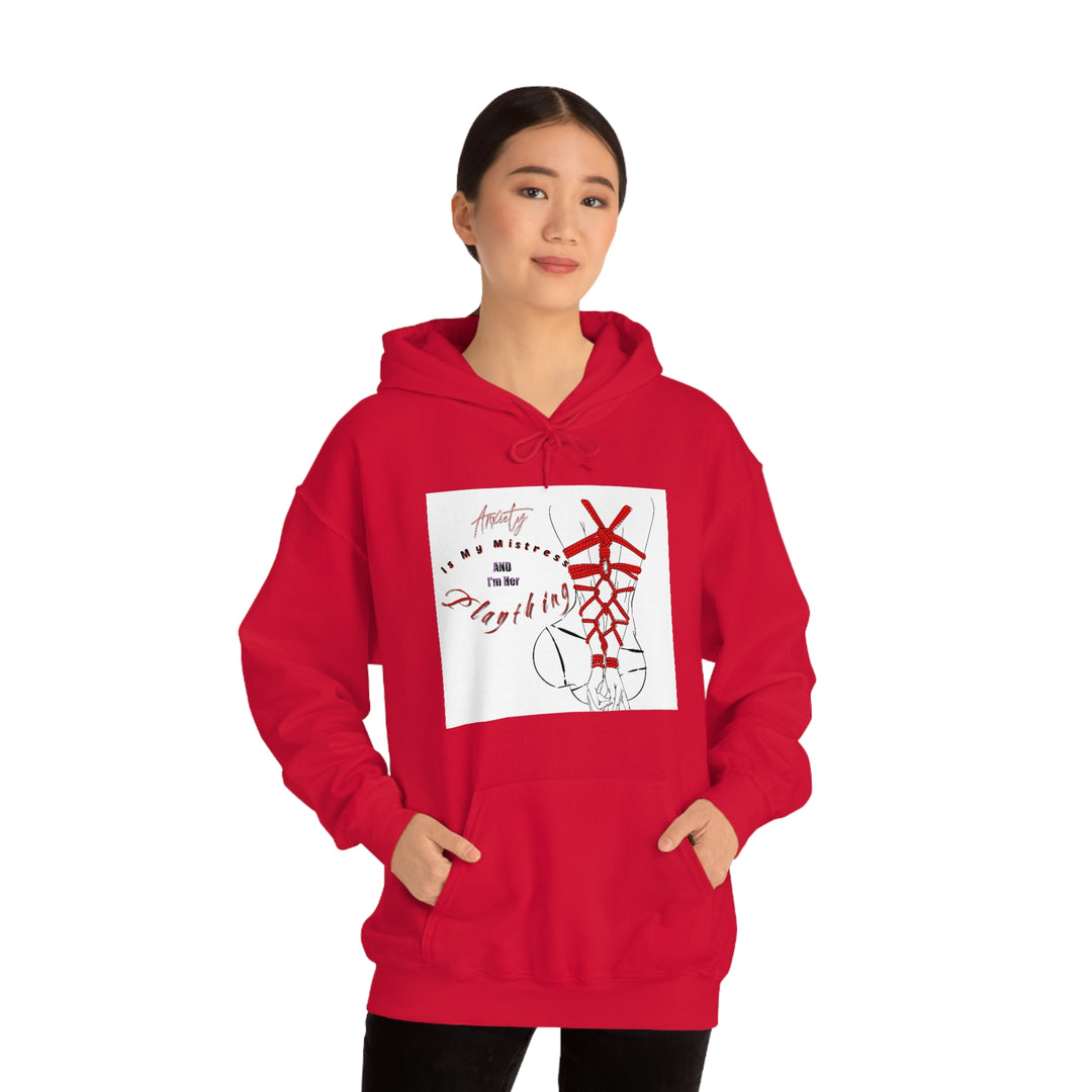 Anxiety is My Mistress Unisex Heavy Blend™ Hooded Sweatshirt