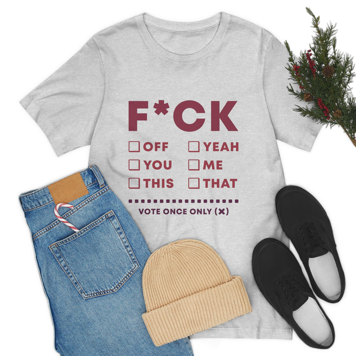 Take your Fucking Pick Unisex Jersey Short Sleeve Tee