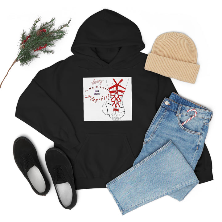 Anxiety is My Mistress Unisex Heavy Blend™ Hooded Sweatshirt