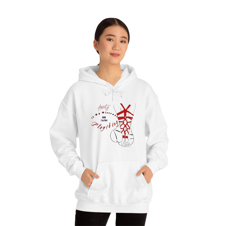 Anxiety is My Mistress Unisex Heavy Blend™ Hooded Sweatshirt