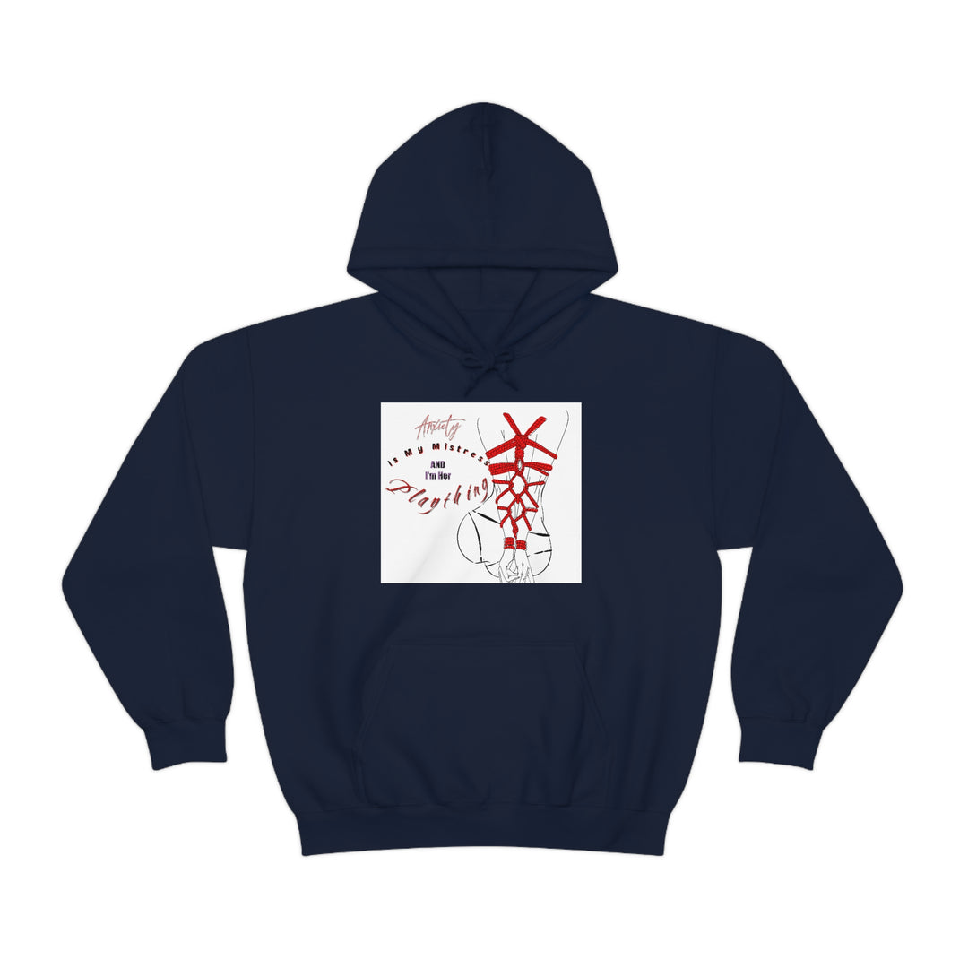 Anxiety is My Mistress Unisex Heavy Blend™ Hooded Sweatshirt