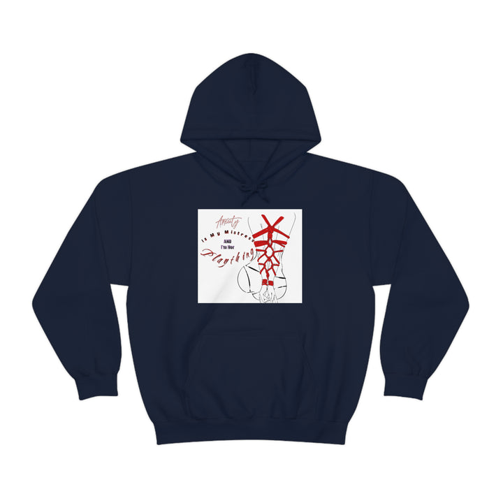 Anxiety is My Mistress Unisex Heavy Blend™ Hooded Sweatshirt
