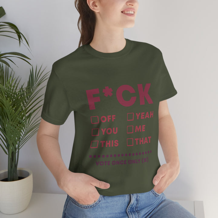 Take your Fucking Pick Unisex Jersey Short Sleeve Tee