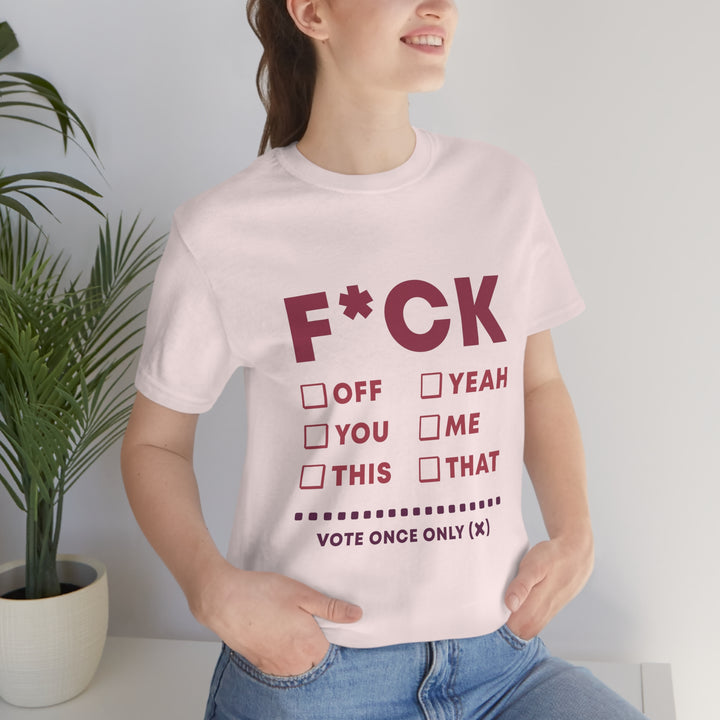 Take your Fucking Pick Unisex Jersey Short Sleeve Tee