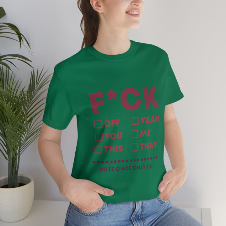 Take your Fucking Pick Unisex Jersey Short Sleeve Tee
