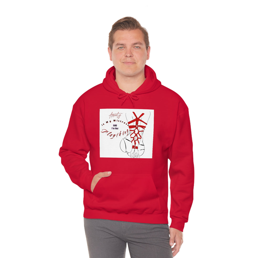 Anxiety is My Mistress Unisex Heavy Blend™ Hooded Sweatshirt