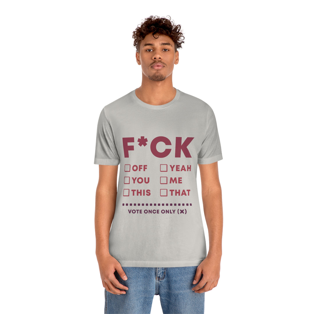 Take your Fucking Pick Unisex Jersey Short Sleeve Tee
