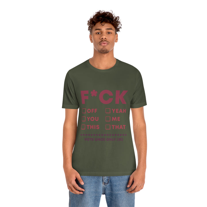 Take your Fucking Pick Unisex Jersey Short Sleeve Tee