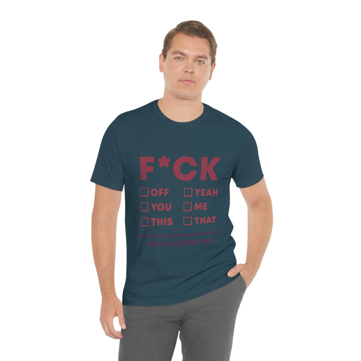 Take your Fucking Pick Unisex Jersey Short Sleeve Tee