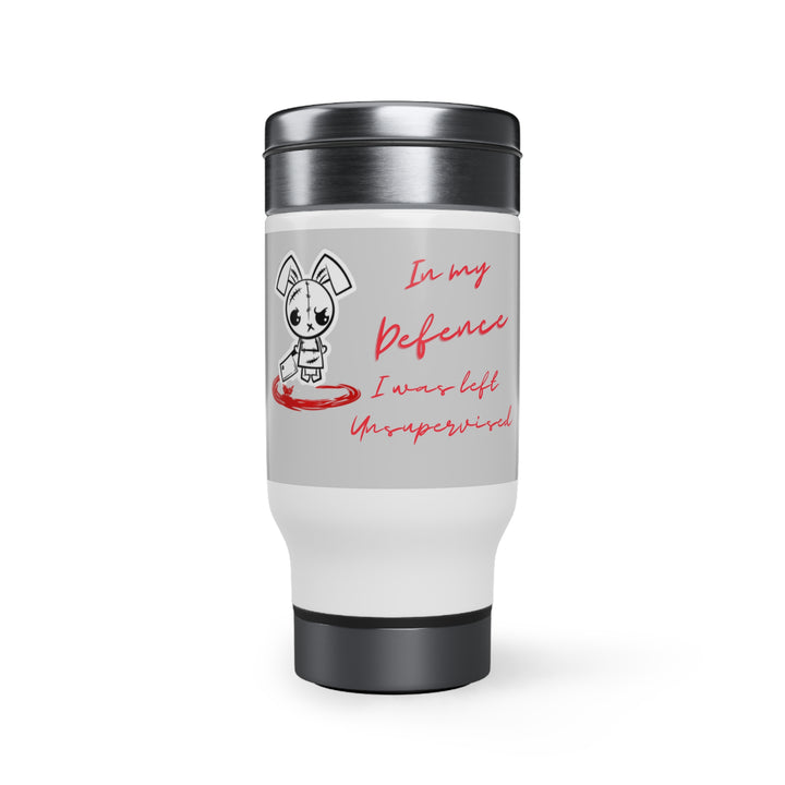 Not Responsible Stainless Steel Travel Mug with Handle, 14oz