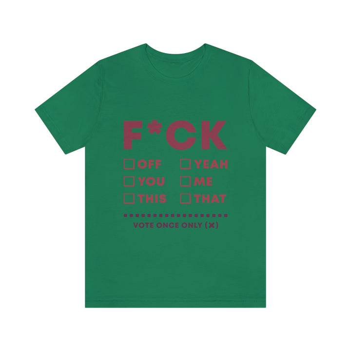Take your Fucking Pick Unisex Jersey Short Sleeve Tee