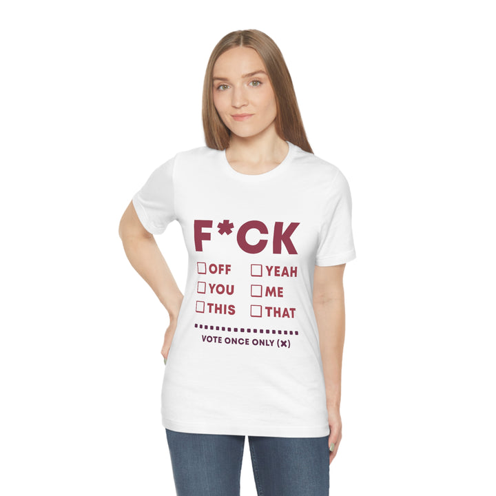 Take your Fucking Pick Unisex Jersey Short Sleeve Tee