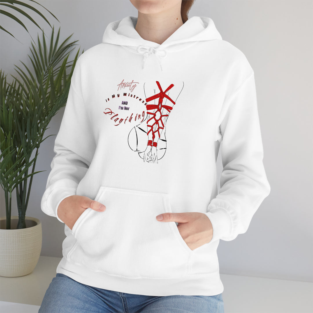 Anxiety is My Mistress Unisex Heavy Blend™ Hooded Sweatshirt