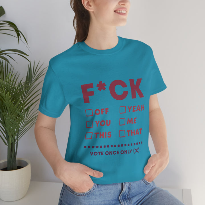 Take your Fucking Pick Unisex Jersey Short Sleeve Tee