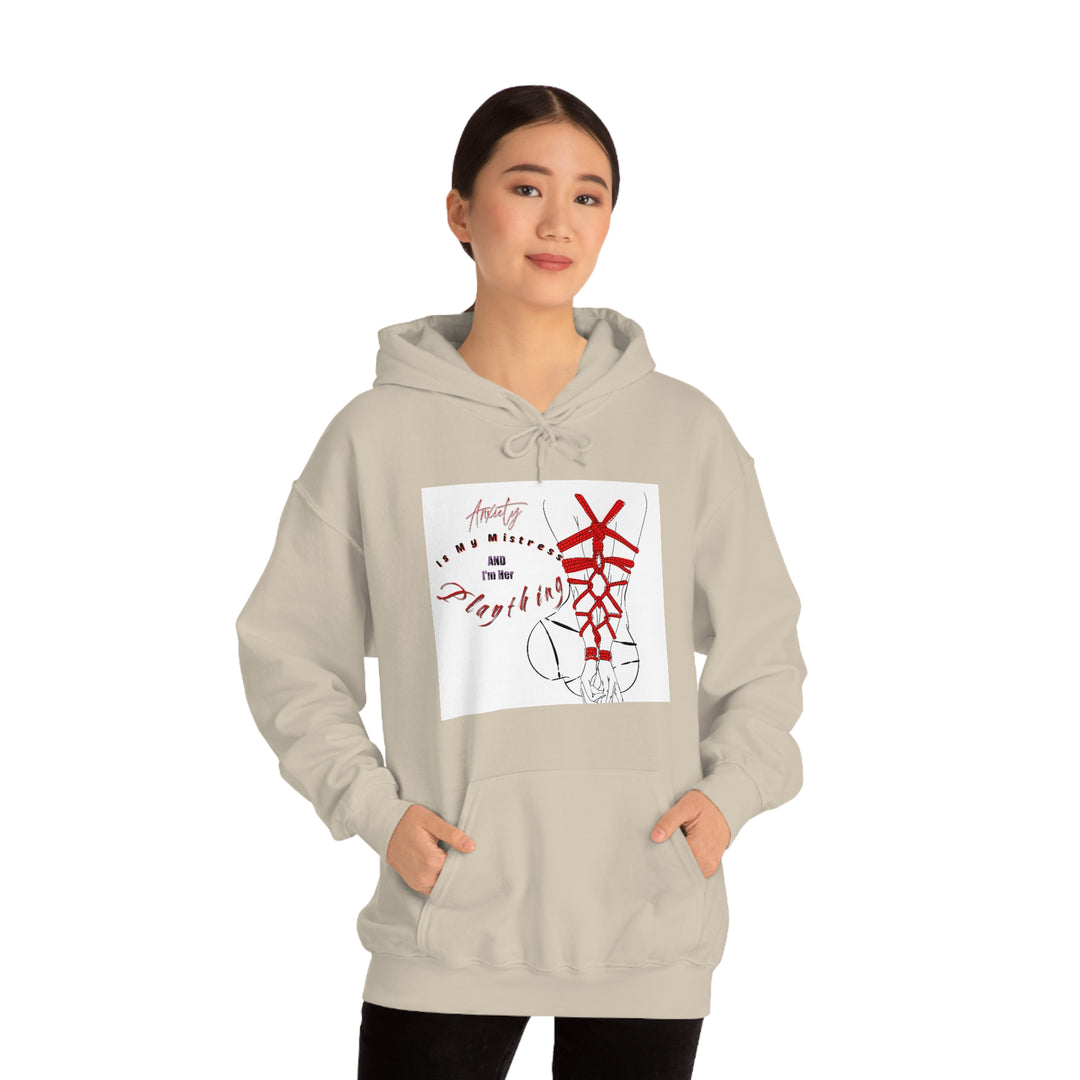 Anxiety is My Mistress Unisex Heavy Blend™ Hooded Sweatshirt