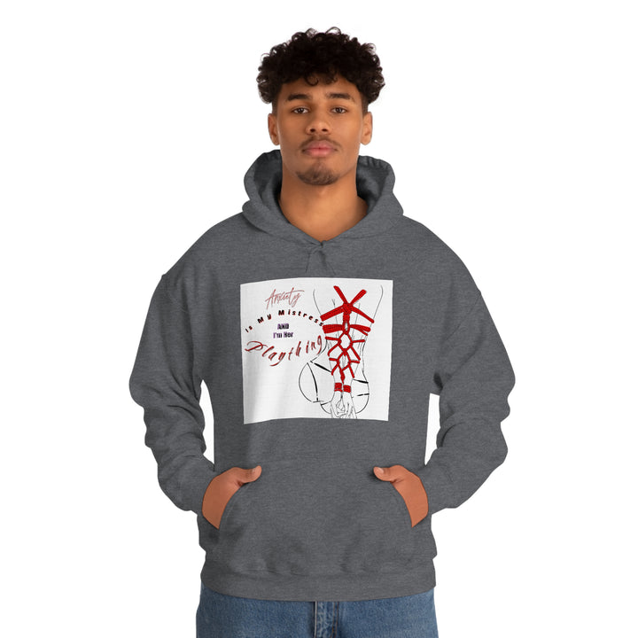 Anxiety is My Mistress Unisex Heavy Blend™ Hooded Sweatshirt