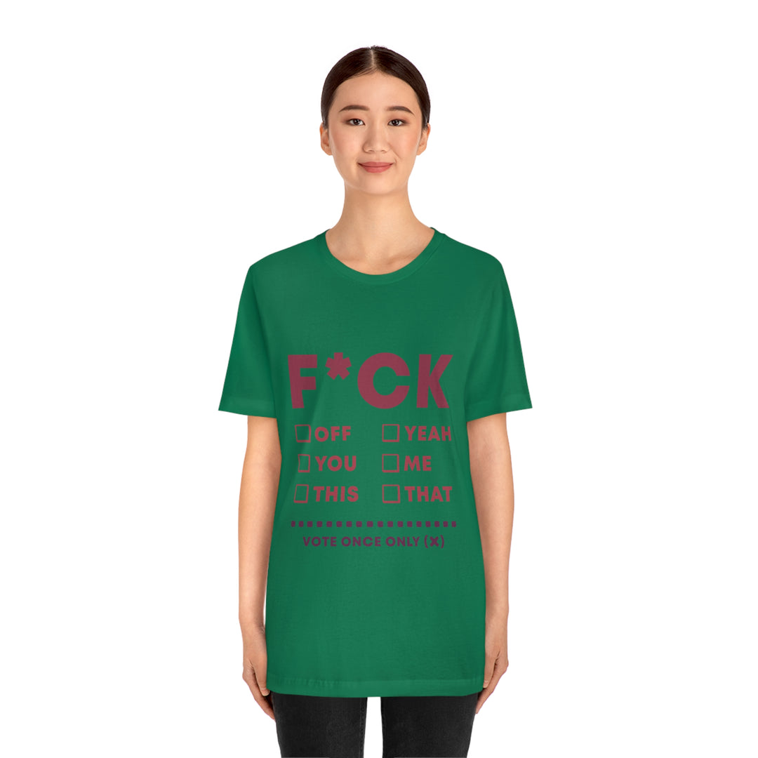 Take your Fucking Pick Unisex Jersey Short Sleeve Tee