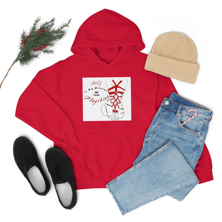 Anxiety is My Mistress Unisex Heavy Blend™ Hooded Sweatshirt