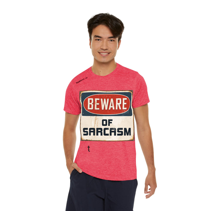 Beware of Sarcasm Men's Sports T-shirt