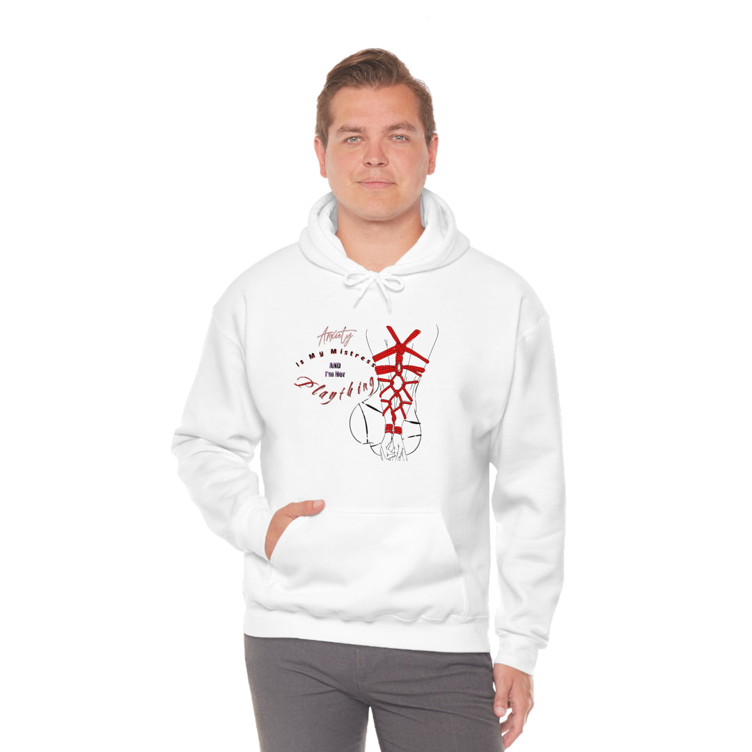 Anxiety is My Mistress Unisex Heavy Blend™ Hooded Sweatshirt