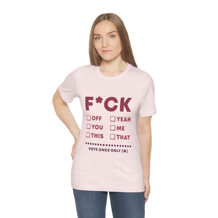 Take your Fucking Pick Unisex Jersey Short Sleeve Tee