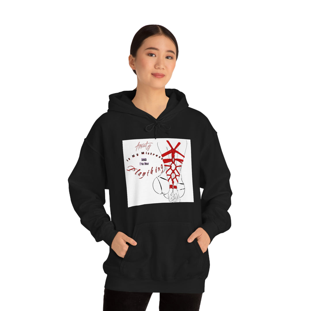 Anxiety is My Mistress Unisex Heavy Blend™ Hooded Sweatshirt
