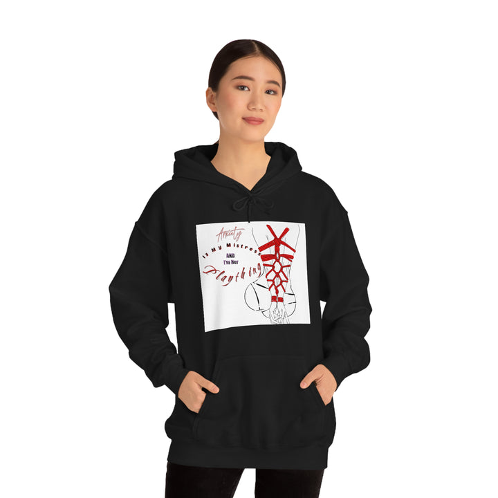 Anxiety is My Mistress Unisex Heavy Blend™ Hooded Sweatshirt