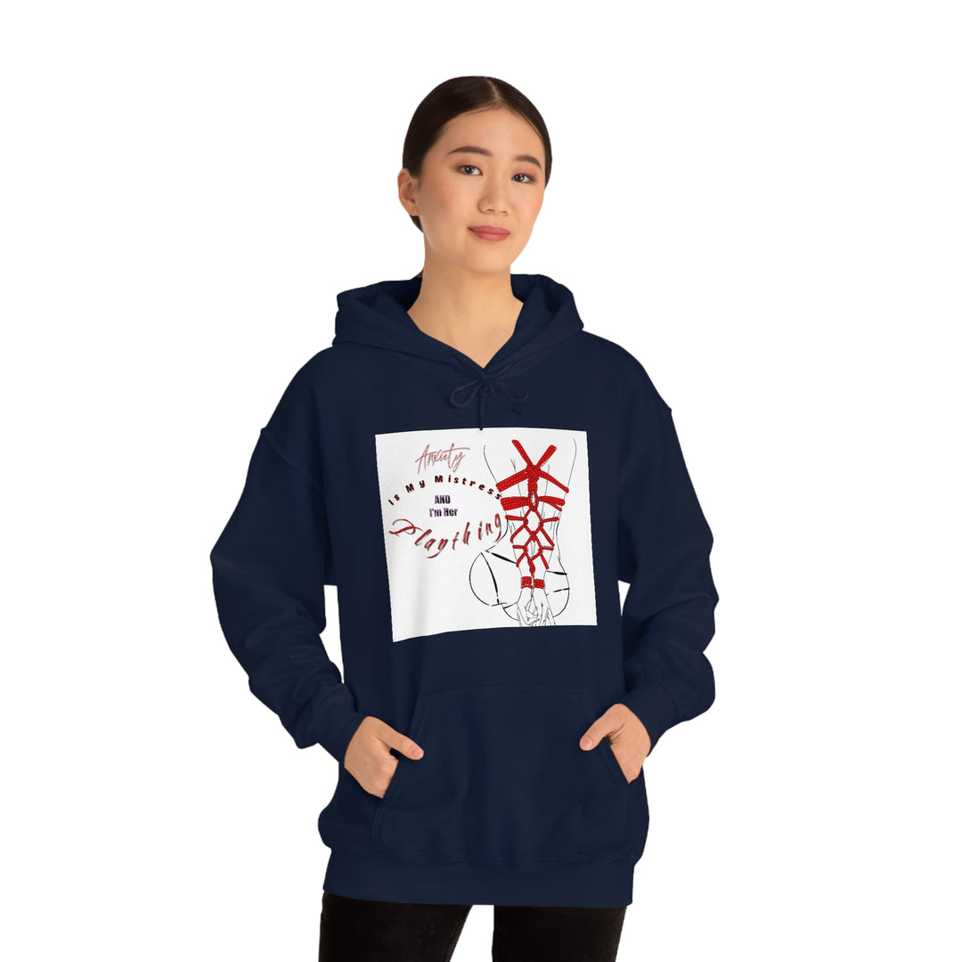 Anxiety is My Mistress Unisex Heavy Blend™ Hooded Sweatshirt