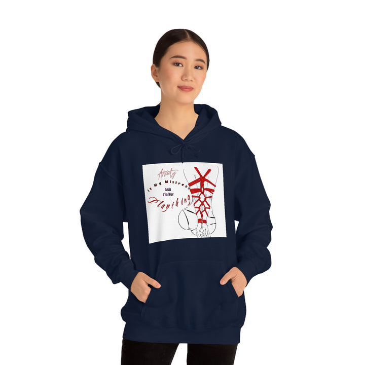 Anxiety is My Mistress Unisex Heavy Blend™ Hooded Sweatshirt