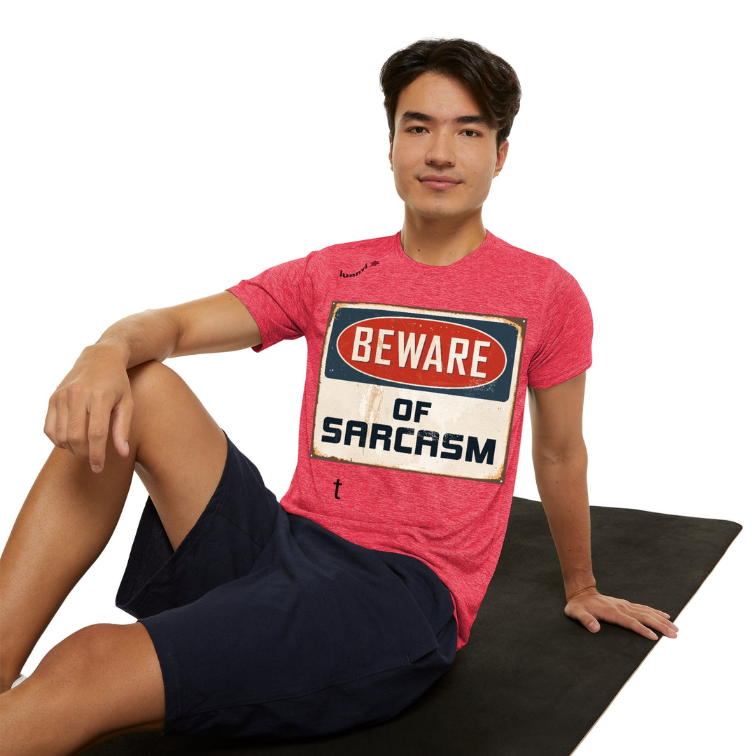 Beware of Sarcasm Men's Sports T-shirt