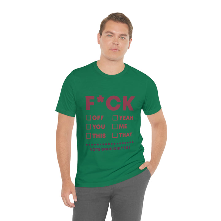 Take your Fucking Pick Unisex Jersey Short Sleeve Tee