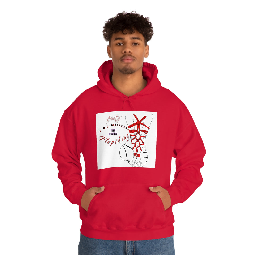 Anxiety is My Mistress Unisex Heavy Blend™ Hooded Sweatshirt