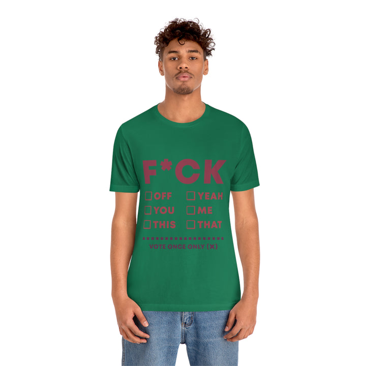 Take your Fucking Pick Unisex Jersey Short Sleeve Tee