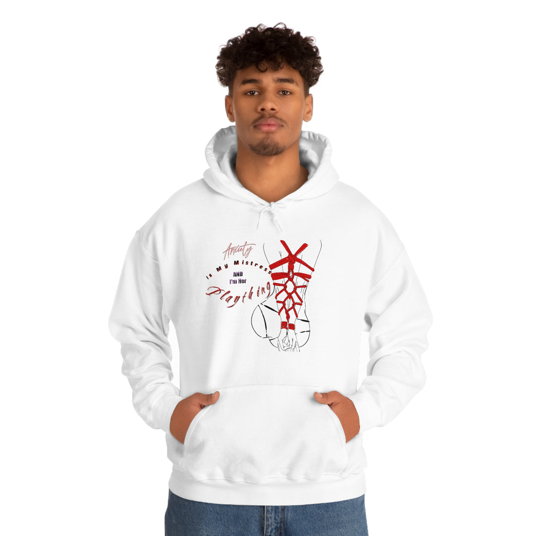 Anxiety is My Mistress Unisex Heavy Blend™ Hooded Sweatshirt