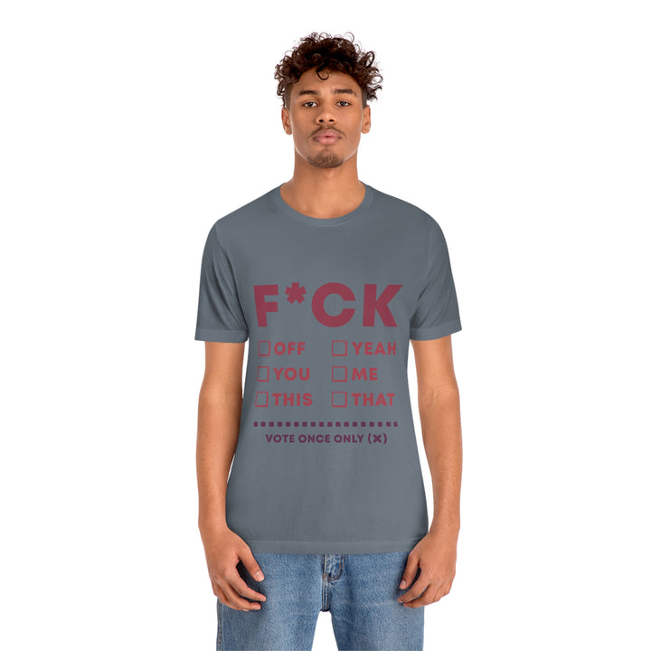 Take your Fucking Pick Unisex Jersey Short Sleeve Tee