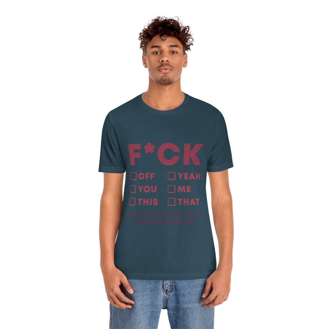 Take your Fucking Pick Unisex Jersey Short Sleeve Tee