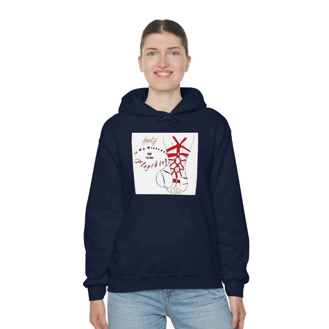 Anxiety is My Mistress Unisex Heavy Blend™ Hooded Sweatshirt