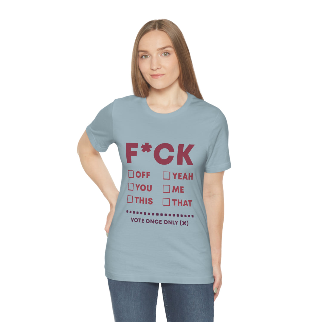 Take your Fucking Pick Unisex Jersey Short Sleeve Tee