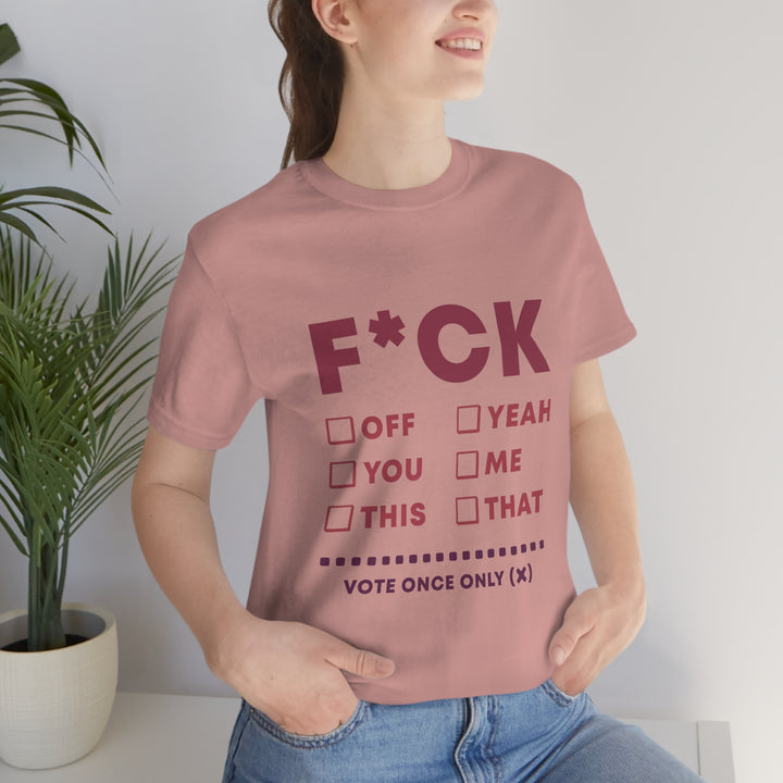 Take your Fucking Pick Unisex Jersey Short Sleeve Tee
