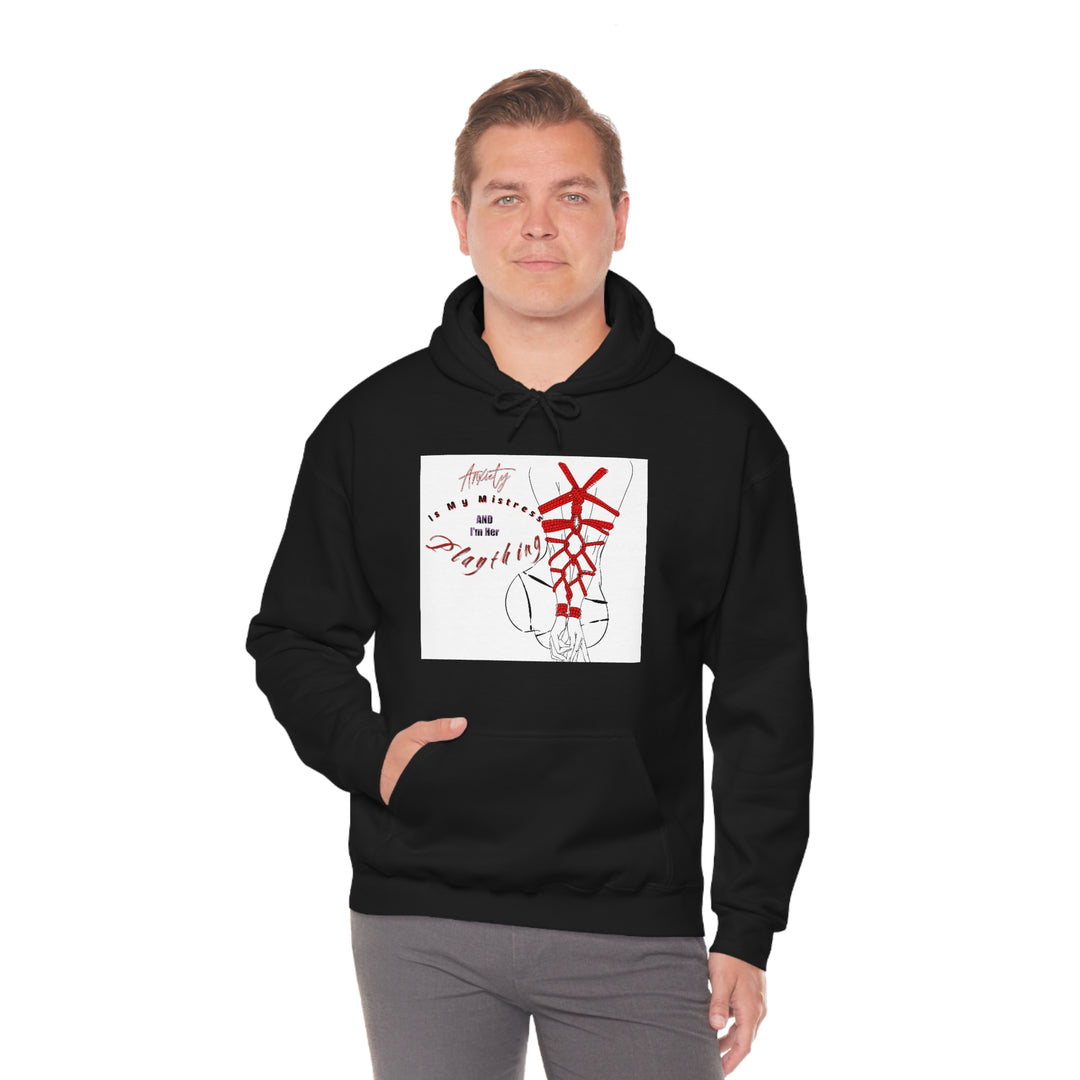 Anxiety is My Mistress Unisex Heavy Blend™ Hooded Sweatshirt